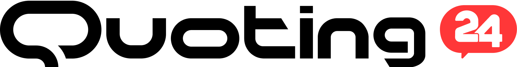 Logo Quoting24, piattaforma per ricambisti, officine e preventivi ricambi auto